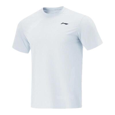 李宁正品健身系列男子经典复古运动训练圆领短袖T恤ATSV333-4