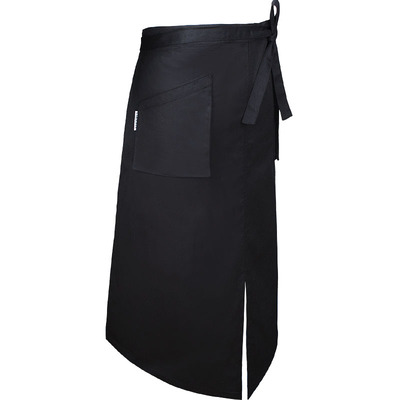 时尚新款餐饮厨师侧开厨房围裙