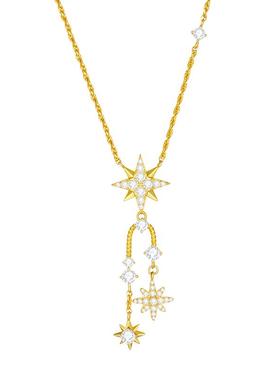 【生日礼物】周大生星芒项链纯银