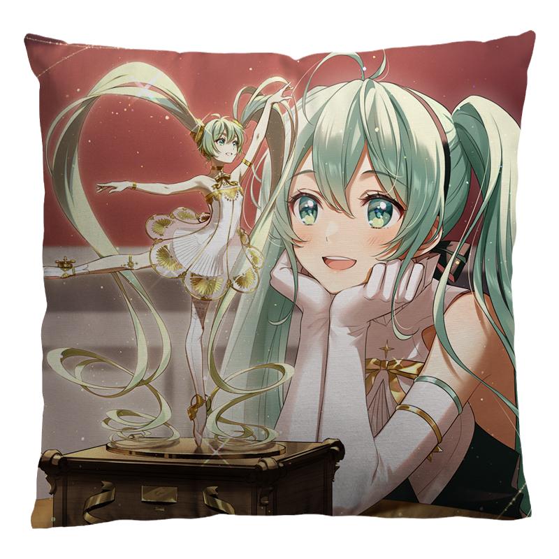 初音未来周边抱枕动漫毛绒手办