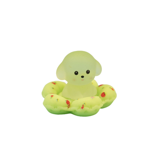 彩色迷你夜发光荧光小狗树脂diy桌面电脑中控微场景观装饰摆件