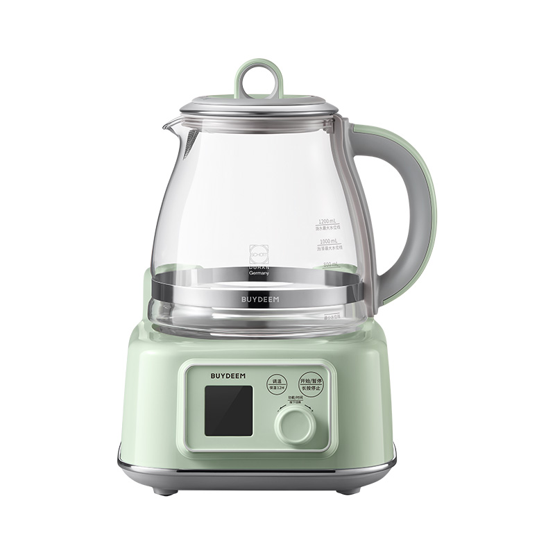 【新品】北鼎全玻璃养生壶家用多功能办公室煮茶器烧水壶FK571