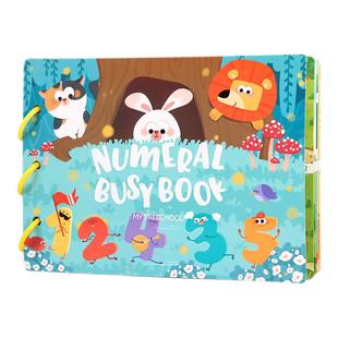 宝宝启蒙早教恐龙动物安静书多元内容可反复撕扯儿童益智拼图玩具