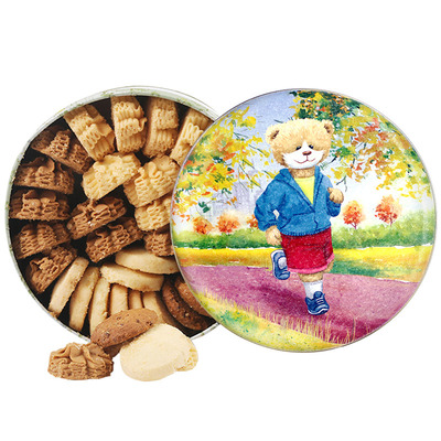 香港珍妮曲奇聪明小熊饼干四味