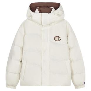 Champion冠军连帽羽绒服女冬季新款潮牌短款保暖加厚外套户外风秋