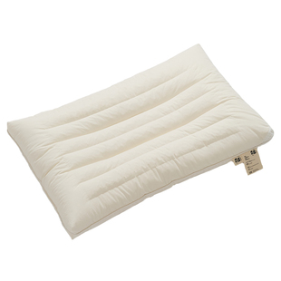 木悠母婴级A类全棉抑菌pe软管减压透气枕头家用单人护颈椎枕芯