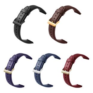 佩伊华为B5手环真皮表带b5运动防水智能商务牛皮替换带男女摩卡棕