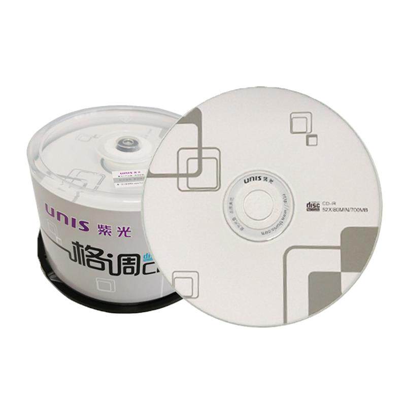 UNIS紫光正品 CD空白刻录盘 cd-r光盘 车载无损MP3音乐刻录光盘 空白光碟 700MB 碟片