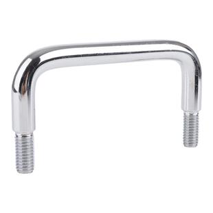 304不锈钢配电箱提手 LS507外螺纹把手 铁镀铬U型外螺纹实心拉手