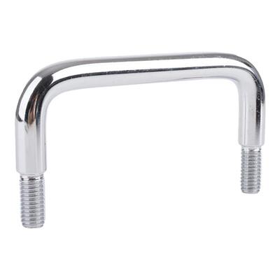 304不锈钢配电箱提手 LS507外螺纹把手 铁镀铬U型外螺纹实心拉手