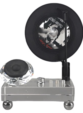 样板间复古留声机唱片机模型摆件