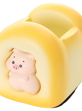 马卡龙小猪笔筒收纳摆件创意礼物