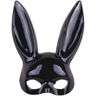 夜店酒吧面罩化妆舞会动物兔子耳朵性感兔女郎面具万圣节半脸道具