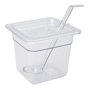 PC透明塑料麻辣烫分数盆盖选菜盆商用展示柜专用盒子亚克力份数盆