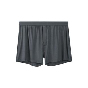 莫代尔阿罗裤宽松男士内裤大码休闲中腰透气四角平角简约打底短裤