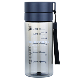 塑料水杯男士泡茶防摔耐高温食品级学生便携可装开水茶水分离杯子