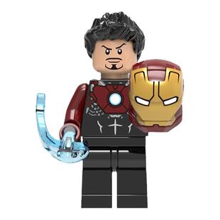 漫威复仇者联盟大厦1279钢铁侠MK43第三方拼装积木人仔玩具40334
