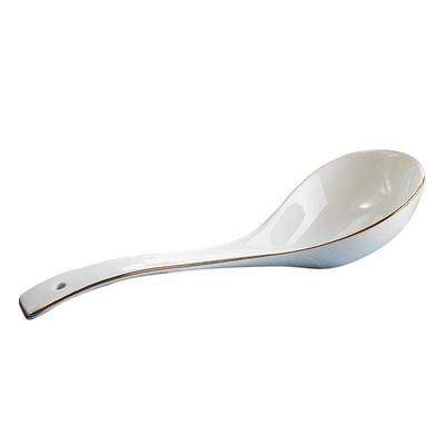 陶瓷勺子长柄粥勺家用大汤勺饭勺
