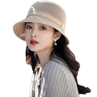 防晒帽子女款2026新款遮阳渔夫帽