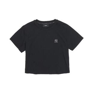 MLB官方 女款百搭短款暗纹老花防晒短袖T恤26春季新款TSM09