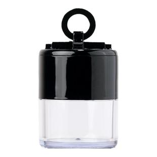 散粉盒带刷子粉扑便携分装空盒可装幻彩流星球散粉盒子空盒旅行