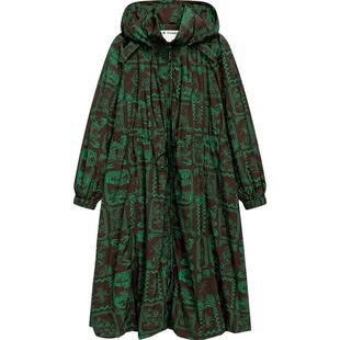 【新中式】播印花长款风衣女商场同款宽松时髦国风外套BDR1FD0099