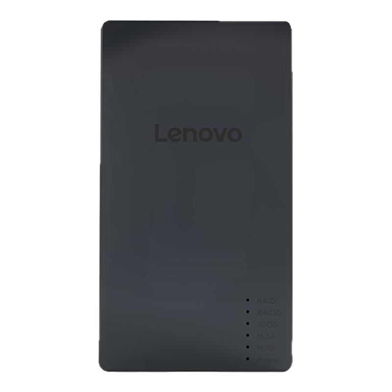 联想 M.2NVME固态硬盘盒usb3.2高速读取笔记本电脑外接双盘大容量