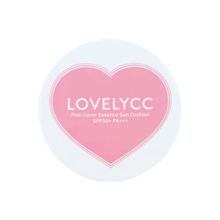 清仓!LOVELYCC粉色气垫BB霜哑光保湿持久不脱妆遮瑕防晒隔离轻薄