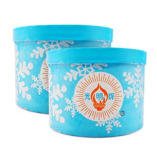 光明大桶装冰淇淋聚会自助餐饮挖球冷饮雪糕3kg商用江浙沪皖包邮