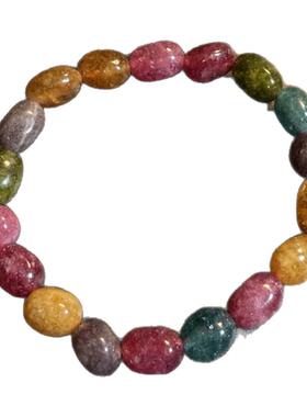 拾光匣子 NewVintage古着 Multicolored stone天然石碧玺手串手链