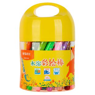 晨光油画棒儿童蜡笔不脏手安全无毒幼儿园专用diy画画笔可水洗彩色彩笔宝宝可旋转丝滑彩绘棒炫彩棒工具套装