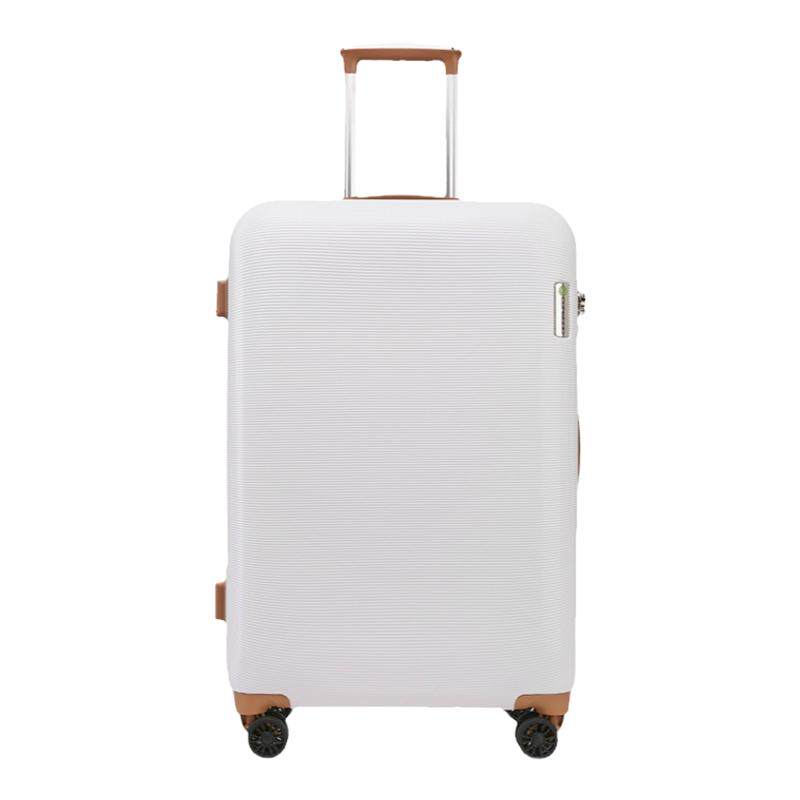 CONWOOD细条密纹行李箱24防刮旅行箱登机箱万向轮拉杆箱密码箱