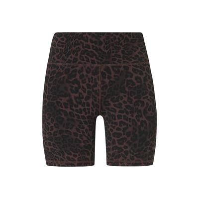 SweatyBetty豹纹印花瑜伽短裤