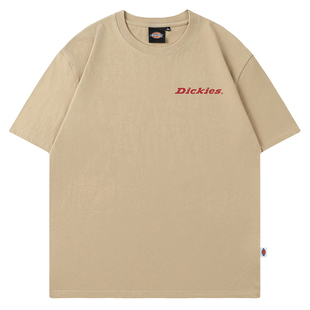 Dickies帝酷适夏季薄款经典印花短袖T恤男士宽松休闲感新款上衣Y