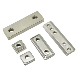 天行机械手治具固定单双两孔M4五孔M5铁螺母1818铝条用滑牙包换