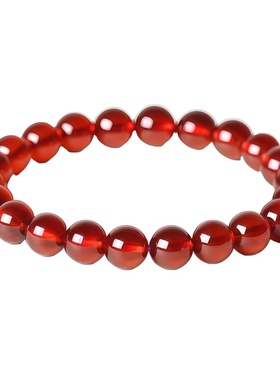 天缇纯天然无优化红石榴石手串女