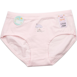 爱念6条包邮女童三角内裤棉质A类健康卡通透气M-5XL短裤卡通环保