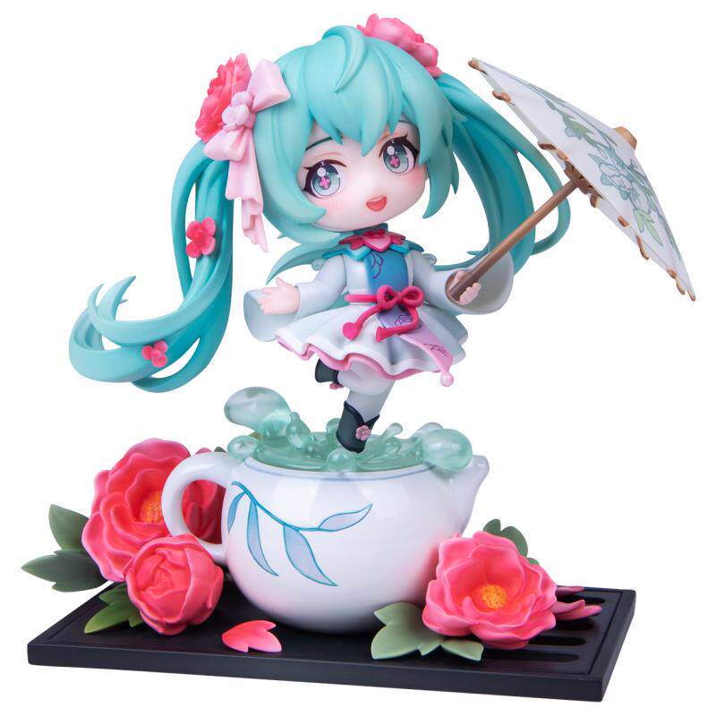 擎苍正版初音未来手办花织雨润