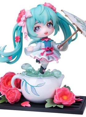 擎苍正版初音未来手办花织雨润