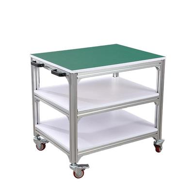 可拆装防静电铝合金手推车工作台