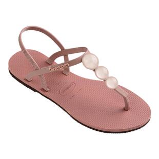 Havaianas哈唯纳春夏新款罗马法式串珠时尚度假外穿夹脚凉鞋女