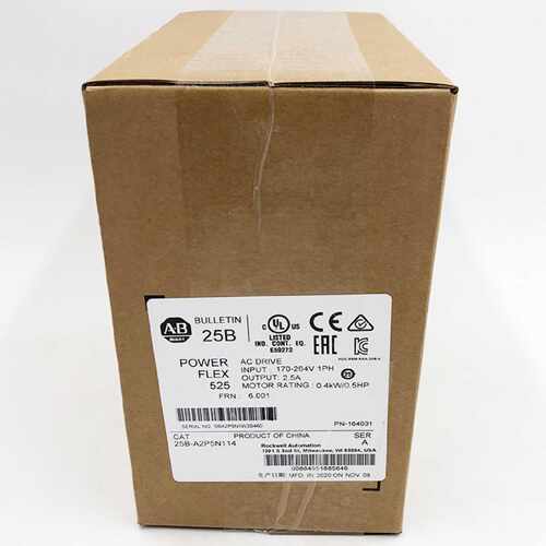 议价25B-A2P5N114变频器罗克韦尔Allen-Bradley全新现货25BA2P5N1