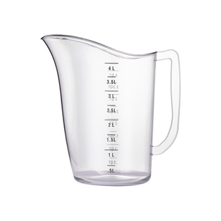 亚克力塑料量杯带刻度PC量水壶加厚耐高温奶茶店用具量筒容量杯ml