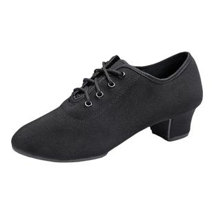 特丝丽她新款形体舞蹈鞋广场舞女鞋中跟拉丁舞鞋女士跳舞鞋女成人