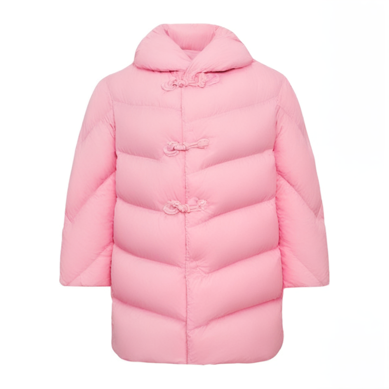 800蓬95绒子|woobaby儿童羽绒服男女童冬季长款保暖中式上衣外套