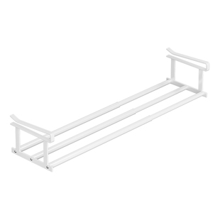 鞋柜可伸缩挂架家用分层隔板鞋架下挂式鞋子收纳神器省空间置物架
