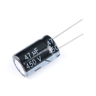 【优信电子】优质 直插电解电容 450V 47UF ±20% 体积16*25mm