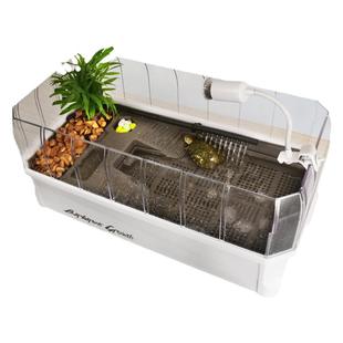 大号乌龟缸懒人专用饲养生态缸别墅巴西龟带晒台家用小型养龟箱屋