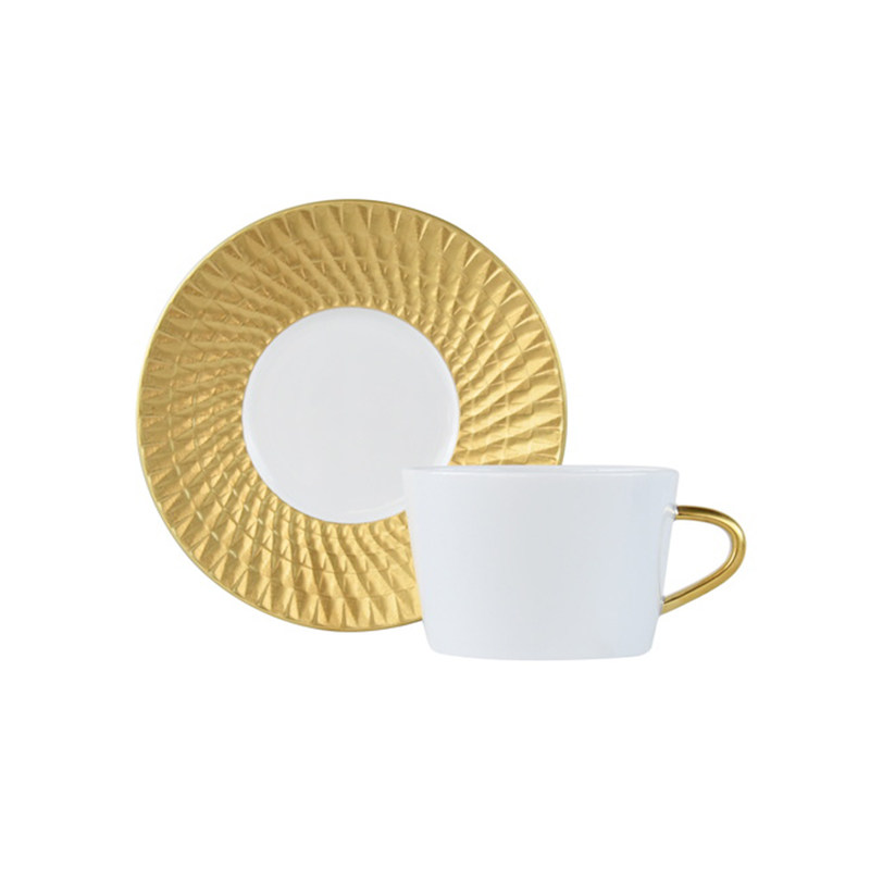 【自营】Bernardaud/柏图法国高档瓷咖啡杯带把茶杯茶壶套装礼盒