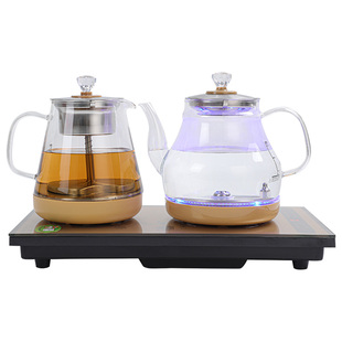 智能自动上水电磁炉三合一消毒锅煮茶器泡茶盘专用烧水壶茶道配件